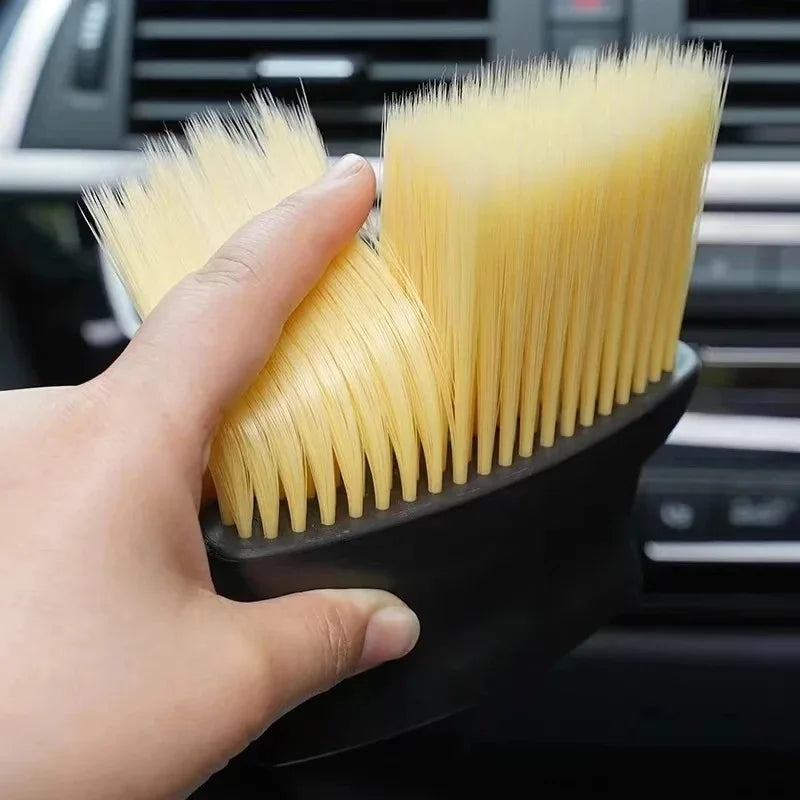 Soft Brush Car Interior Dust Sweeping Tool Air Outlet Gap Cleaning Device Car Wash Tool Dust Removal Divine Device