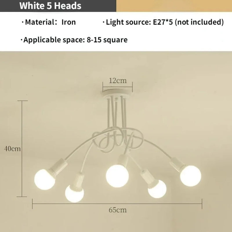 LED Ceiling Chandelier E27 Living Room Bedroom Chandelier light Restaurant Decor Chandeliers kitchen Indoor Lighting Fixtures