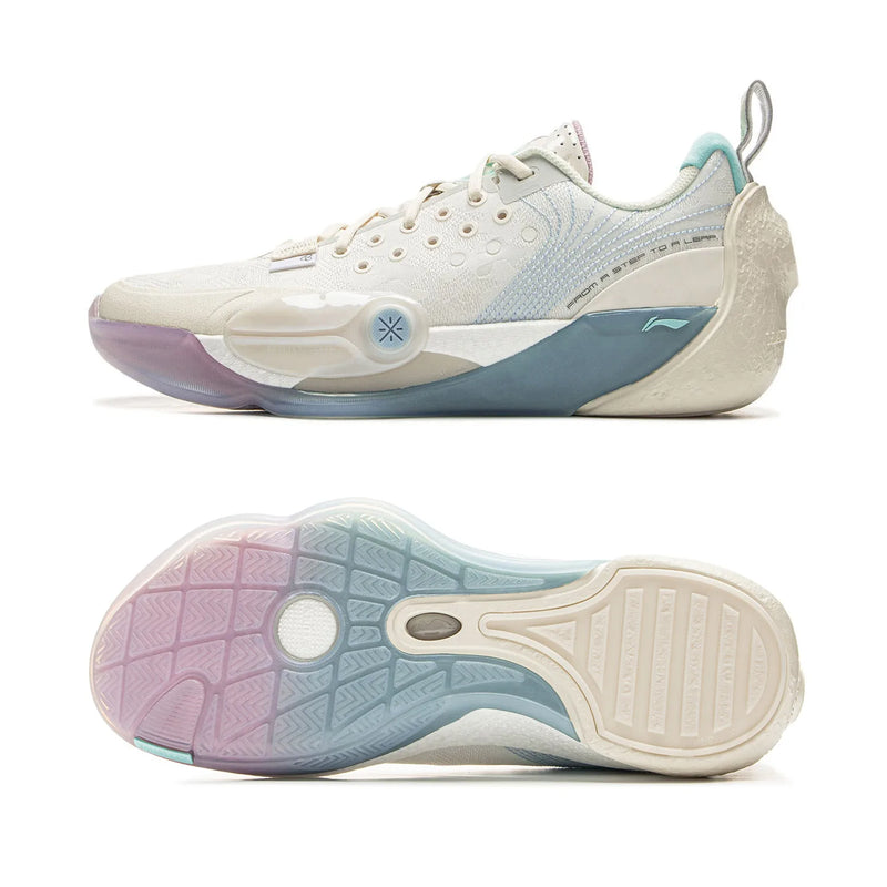 ស្បែកជើងបាល់បោះអាជីព Li-Ning សម្រាប់បុរស WADE ALL CITY 13 BOOM Cushion ពាក់បាន ធន់នឹងការរអិល ស្បែកជើងប៉ាតា LiNing ABAV017