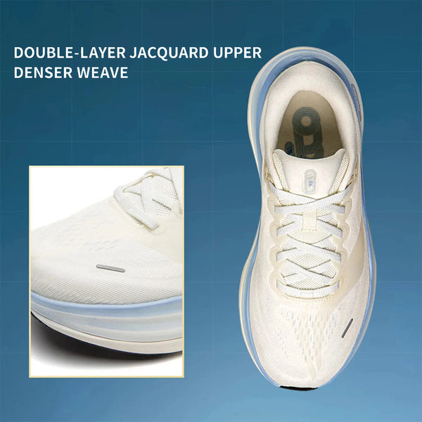 ស្បែកជើងរត់ Li-Ning សម្រាប់នារី YUEYING 6 PRO Optimized Cushion ជាមួយនឹងប្រអប់ម្រាមជើងធំទូលាយ SUPER BOOM ស្បែកជើងប៉ាតា Lining ឆ្លុះបញ្ចាំង ARHW016