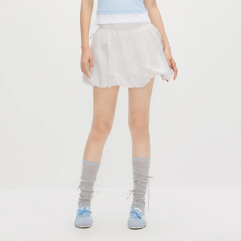 Semir Women Skirt Cool UV Protection Bowknot Bud Mini Skirt 2026 Summer Outdoor Casual