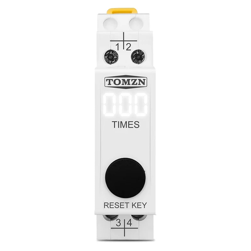 TOMZN Din Rail LED Display SPD Surge Protective Device Lightning Strike Counter 220V 50/60Hz 0-999 Times TO-LSC TOMZN