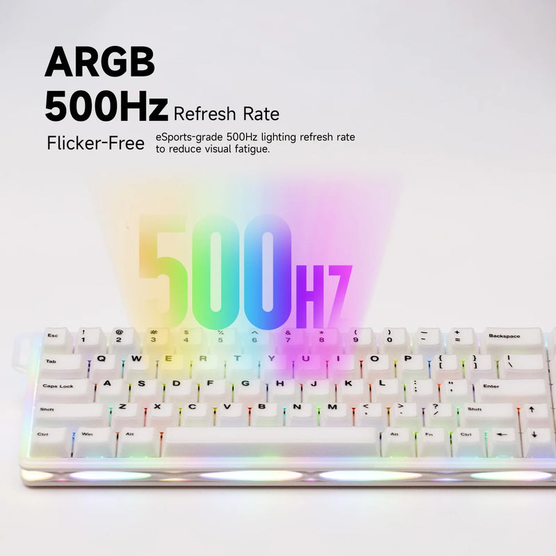 Akko x MonsGeek Verve 68 HE Keyboard 65% Layout RGB Magnetic Switch RT0.005mm 8K Polling Rate Custom Gaming Mechanical Keyboard