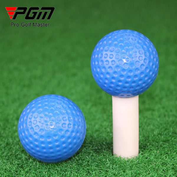 50pcs Golf Balls Indoor Practice Hollow No Hole Toy Ball Random Color TX005