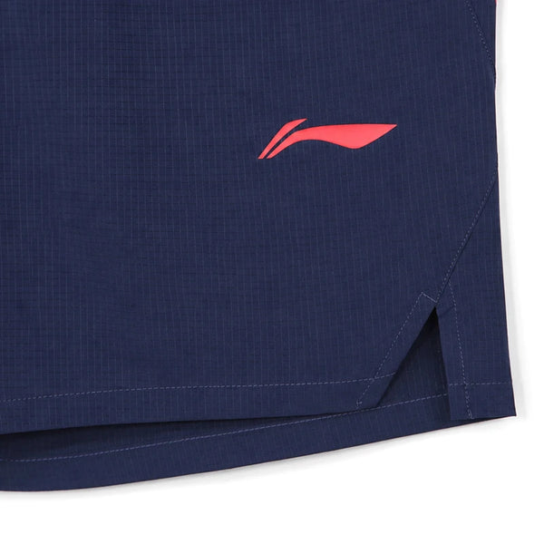ខោបាល់ទាត់បុរស Li-Ning 82% Polyester 18% Elastane រាងរលុង ខ្យល់ចេញចូលបាន ខោកីឡាបាល់ទាត់ LiNing AKSW653
