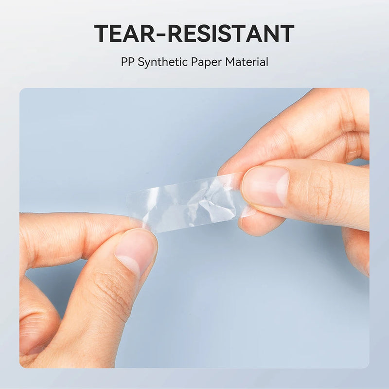1 Roll Niimbot Transparent Label Sticker Scratch-Resistant Anti-Oil Label Paper for D11 D110 D101 H1S Thermal Label Printer