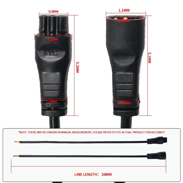 ខ្សែភ្ជាប់ DC 5PCS សម្រាប់ភ្លើងបន្ទះ LED - ខ្សែ 3Pin ជាមួយឌុយសំប៉ែតសំណប៉ាហាំង 24AWG សម្រាប់ផ្គត់ផ្គង់ថាមពលឧបករណ៍ប្រើប្រាស់ក្នុងផ្ទះ