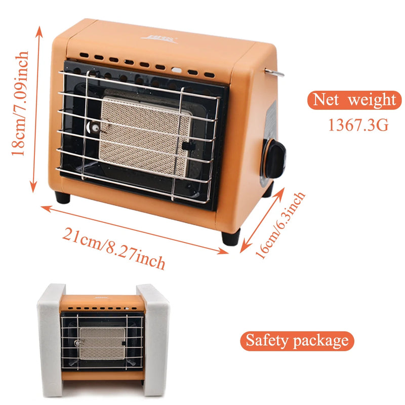 BRS-H23 Outdoor Portable Gas Heater Tent Heater For Home Energy Saving Camping Heating Stove Saving Gases Heate Fishing Gear