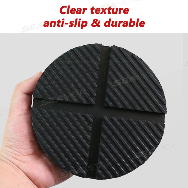 SEAMETAL 3 Sizes Universal Rubber Jack Pad Support Pinch Weld Slotted Floor Frame Rail Adapter Car Removal Repair Tool