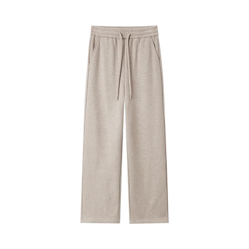 Semir Solid Pants Wool Blend WideLeg Women Winter 2025 Fleece Soft Warm Comfortable Elegant Casual Trousers