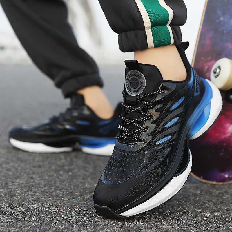 Men's Lightweight Casual Sneakers Four Seasons New Breathable Soft Sole Outdoor Racing Running Shoes Student Speed Sports Shoes