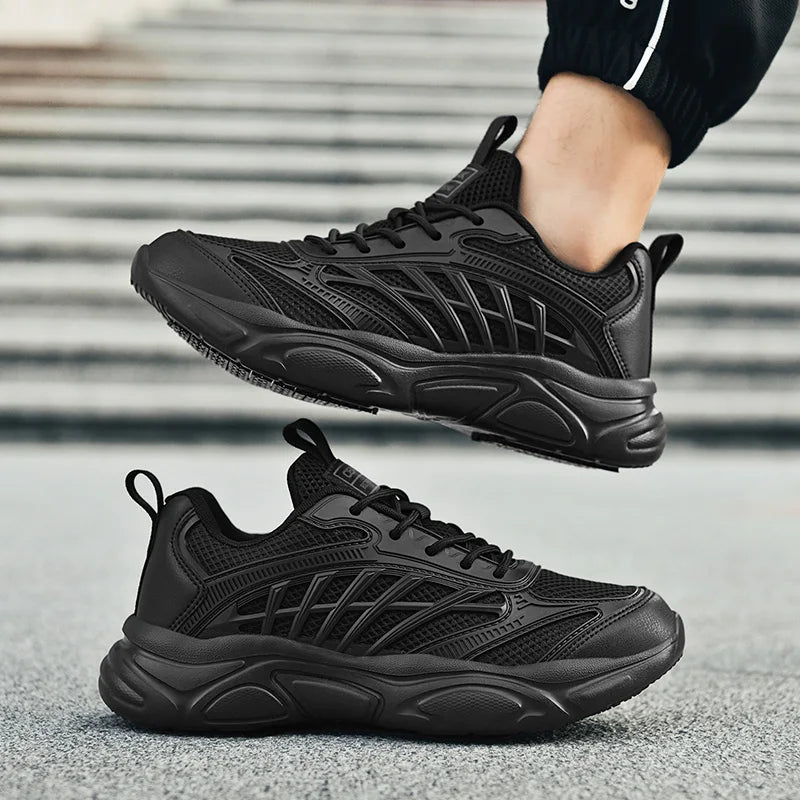 Men's light casual sneakers Four seasons soft sole breathable non-slip comfort fashion outdoor walking speed running sports shoe