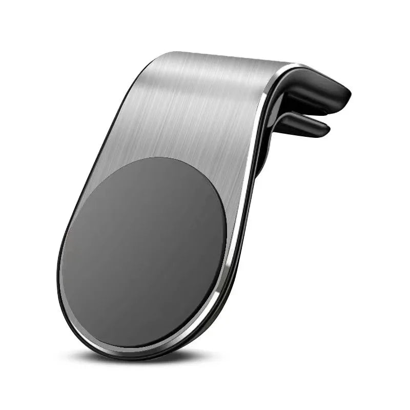 1pc Automobile L-Shaped Magnetic Phone Holder, Used for Car Magnet Phone Holder, Car Mobile Holder, Air Outlet Holder.