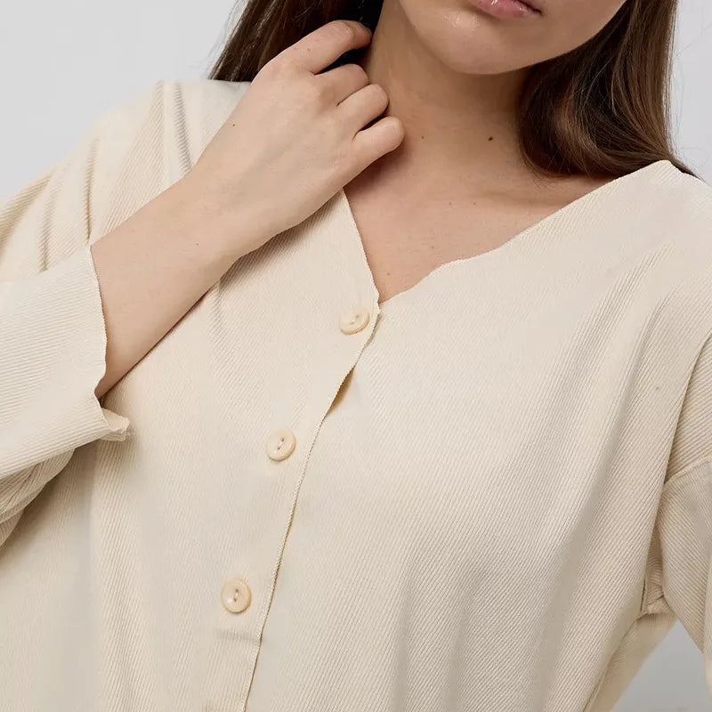 European Style Modal Pajamas Sets Women's Long Sleeves Sleepwear Spring Autumn Home Clothes Casual Pyjamas Femmes 2 Piece Set