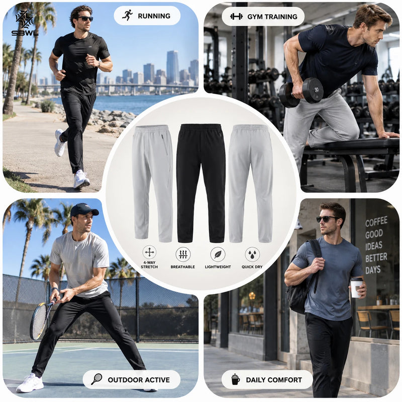 SBWL High-quality men's outdoor sports cycling climbing hiking pants for autumn winter Casual pants in a daily simple style