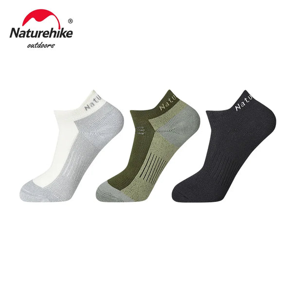 Naturehike Socks Lightweight Unisex Outdoor Running Hiking Mountaineering Shock Absorption Quick-Dry Antibacterial Breathable