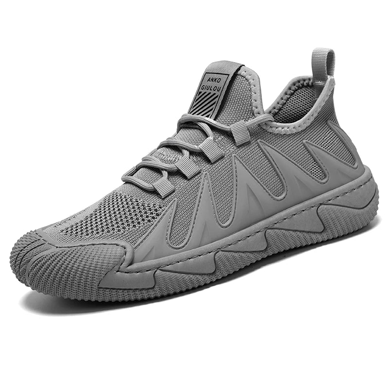 Men's sneakers casual light mesh sports shoes four seasons fashion outdoor soft sole Anti slip Breathable comfort running shoes
