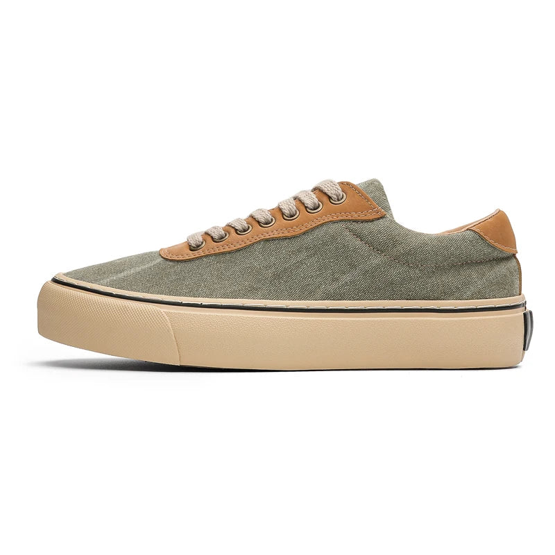 Men's high-quality canvas shoes four seasons fashion breathable light soft-sole comfort outdoor casual walking sports board shoe