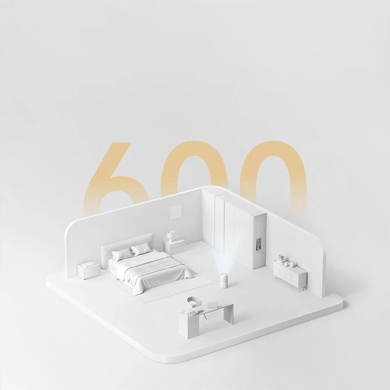 ម៉ាស៊ីនបង្កើនសំណើម MIJIA No-mist 3 600mL/h, តម្រងប្រឆាំងបាក់តេរី 3D, ប្រតិបត្តិការស្ងាត់ 30.7dB(A), ធុងទឹក 5L, កំណែ CN ជាមួយអាដាប់ទ័រ