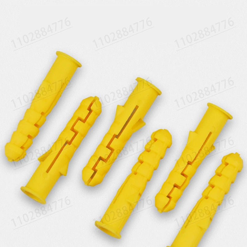 200pcs Plastic Expansion Anchors Drywall Anchors M6 M8 M10 Plastic Anchor Wall Plugs for Screw
