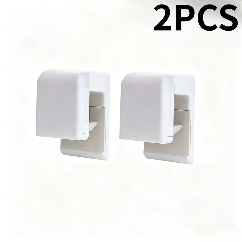 1/2/3pcs hole-free Wall-Mounted Toothpaste,Facial Cleanser Holder Clip,Multi-Functional Bathroom Storage Organizer. bathroom