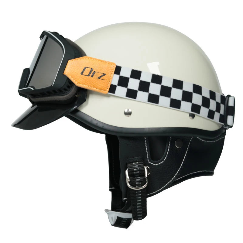 Retro vintage motorcycle helmet scooter half helmet cruiser prince motorcycle helmet