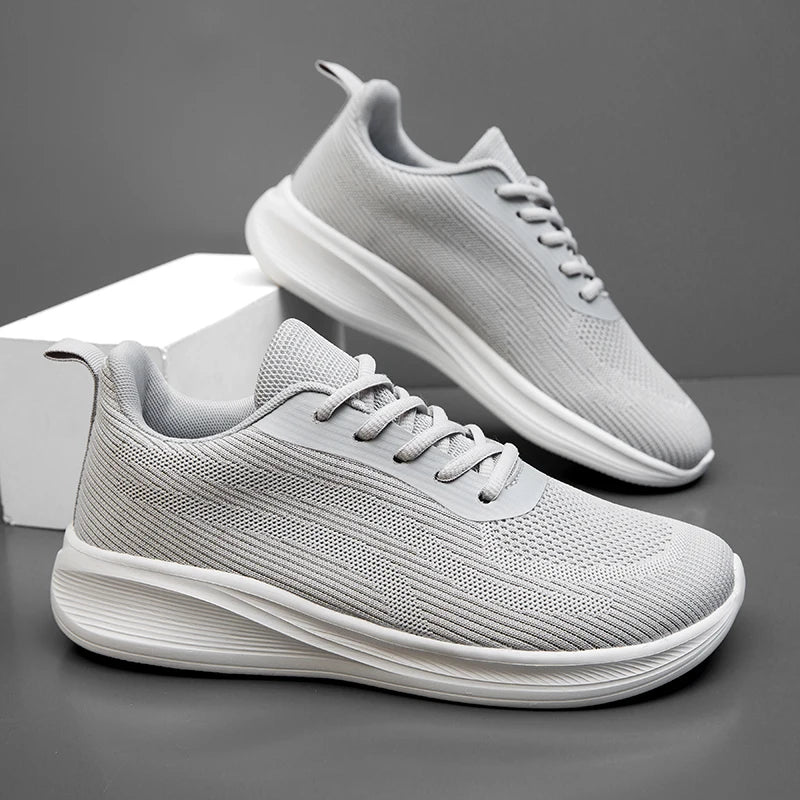 Unisex Running Shoes 2025 New Mesh Luxury Design Four Seasons Lightweight Cosy Daily Casual Couple Sneakers for Mens Women