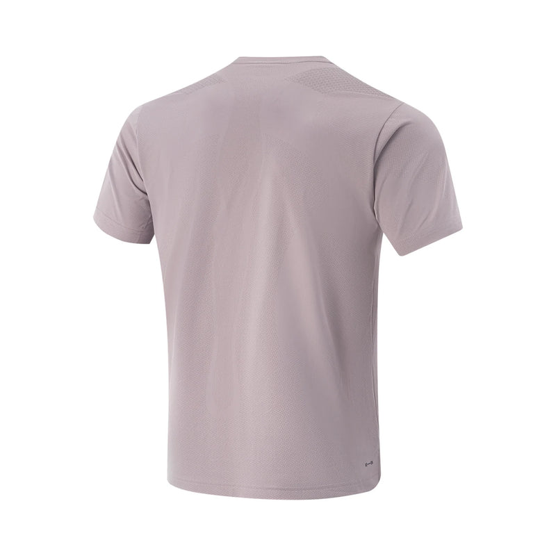 អាវយឺតហ្វឹកហាត់បុរស Li-Ning AT DRY ULTRA 89% Polyester 11% Elastane ទំហំធម្មតា មានខ្យល់ចេញចូលបានល្អ អាវយឺតកីឡា LiNing ATSV125