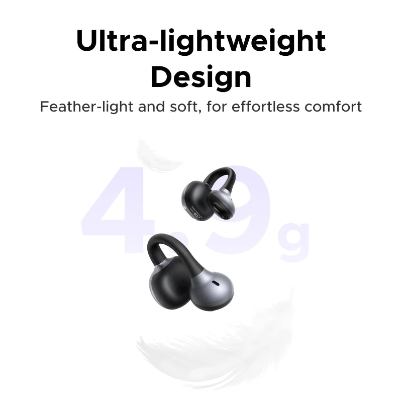 【2026】UGREEN HiTune S3 Air Open Ear Earbuds Bluetooth Clip On Wireless Headphones ENC Mic forCalls Earphones for Running Workout