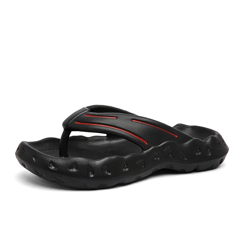 Summer Thick Sole Flip Flops Men EVA Slippers Comfortable Soft Slippers Blue Black White Size 39-46 Dropshipping