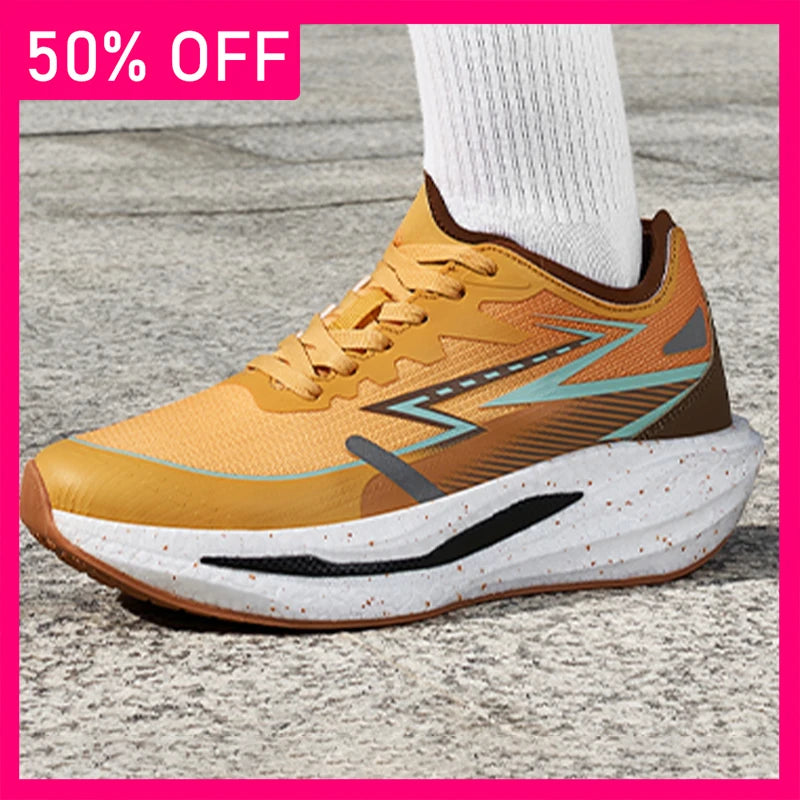 Men Sports Shoes Marathon Breathe Outdoor Jogging Comfortable Sports Shoes New Light Thick Sole Anti Slip Fitness Training Shoes