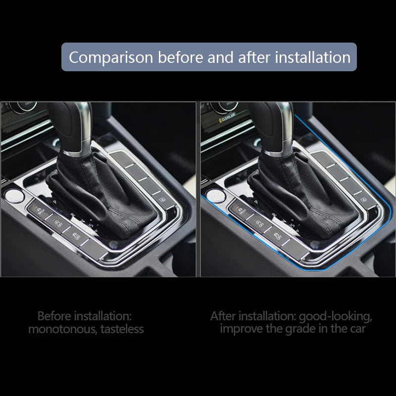 SEAMETAL 5/10M Car Interior Moulding Trim Strips Anti Scratch Dashboard Gap Fillers DIY Flexible Line for Car Styling Accessorie