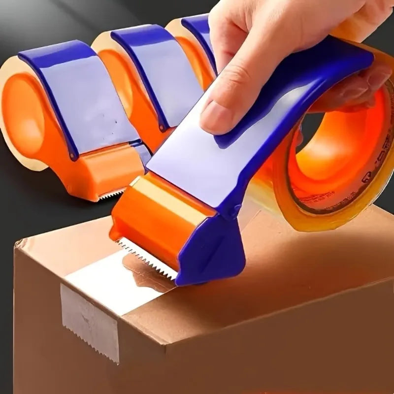 1/2pcs Ergonomic Tape Dispenser & Cutter,Lightweight Portable Durable Manual Design with Built In Blade for Precise Cutting.