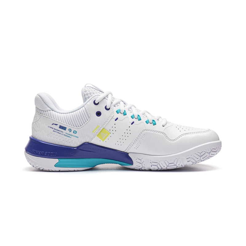 ស្បែកជើងវាយសី Li-Ning Unisex THUNDER II PRO បន្ទះកាបូន-ហ្វាយប័រ ស្រូបយកឆក់ ស្បែកជើងប៉ាតា LiNing Professional AYAW001