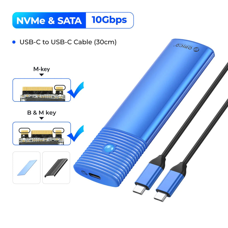 ORICO M.2 SSD Enclosure NVMe 10Gbps PCIe SSD Box for KR Big Dsicount