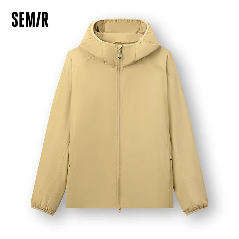 អាវក្រៅបុរស Semir មានក្រណាត់មានមួក លាយរោមចៀម 2026 សម្លៀកបំពាក់រដូវរងាថ្មីសម្រាប់ពាក់ប្រចាំថ្ងៃ រចនាប័ទ្មទីក្រុង ធម្មតា អាកាសធាតុត្រជាក់ ស្លៀកពាក់ជាស្រទាប់ៗជារៀងរាល់ថ្ងៃ