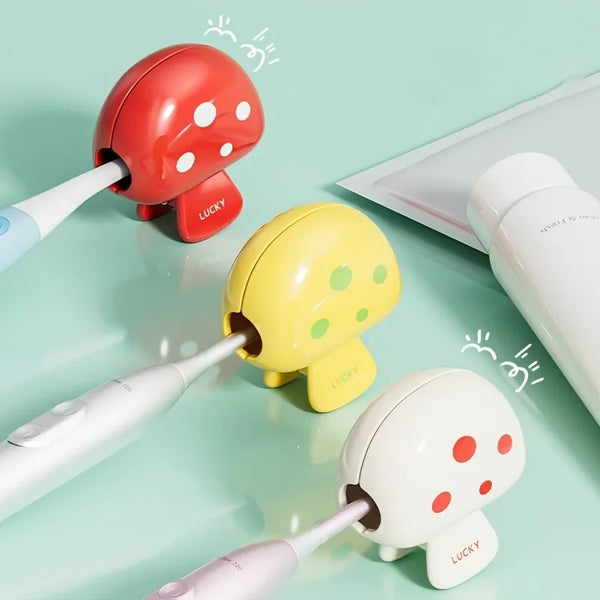 1pc Mushroom Toothbrush Holder Travel Toothbrush Cover Dust-proof Toothbrush Head Protective Clip Home Storage Box