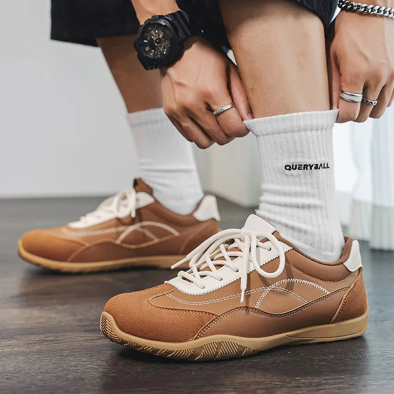 Men's casual shoes four seasons fashion Joker tide shoes breathable light soft-sole non-slip comfort outdoor walking board shoes