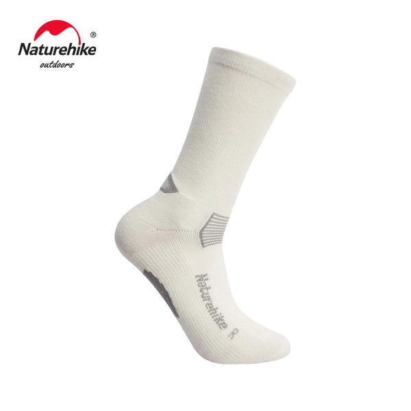 Naturehike Socks Men Women Shock Absorption Right Angle Sock Outdoor Hiking Mountaineering Quick-drying Running Camping Mid-Calf