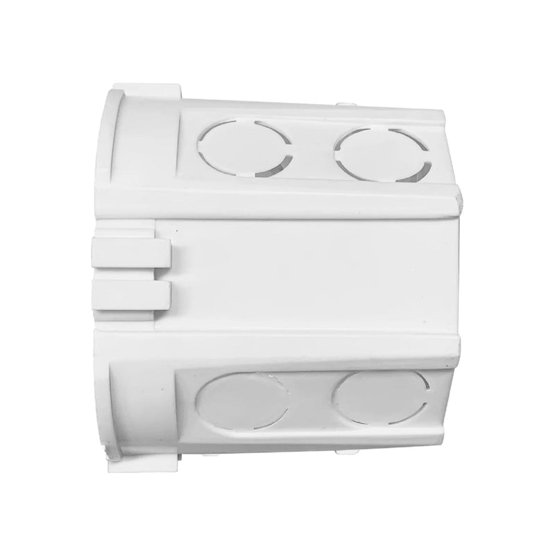 BSEED EU Standard Mounting Box Internal Junction Box 86*86 Wall Switch Socket Wiring Cassette Plastic White