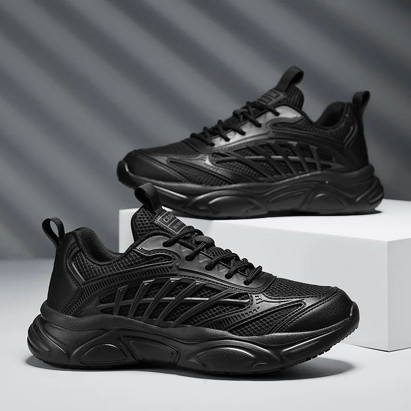 Men's light casual sneakers Four seasons soft sole breathable non-slip comfort fashion outdoor walking speed running sports shoe