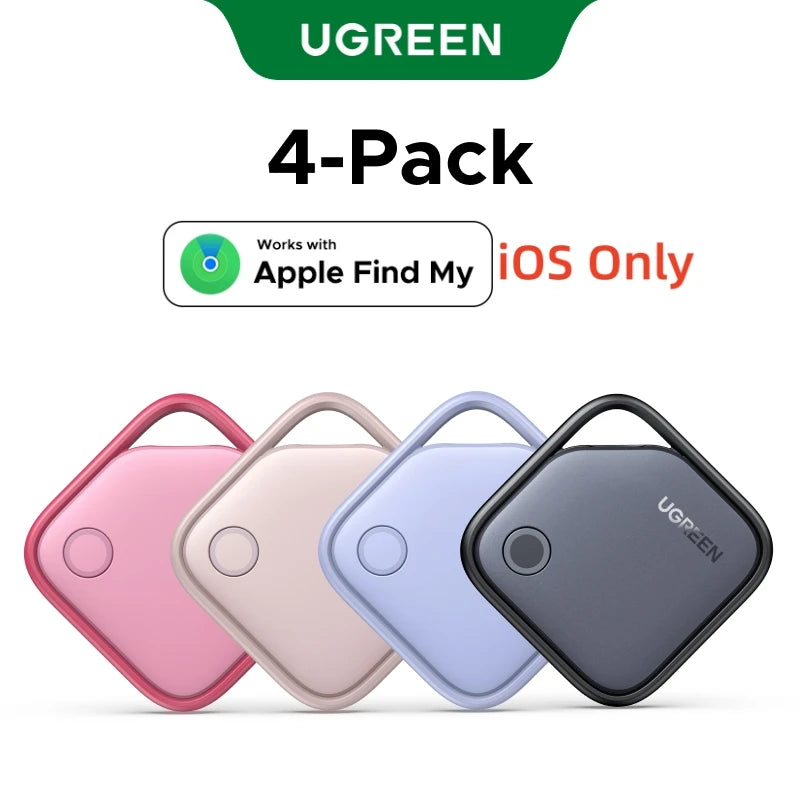 UGREEN Smart Tag Bluetooth Tracker, Keys Finder Item Locator SmartTag Up to 2 Year Battery For iPhone Apple Find My (only IOS)