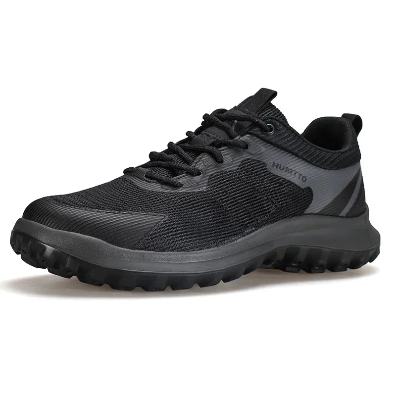 HUMTTO Casual Running Shoes Cushioning Man Trainers Breathable Gym Men Sneakers Light Black Luxury Designer Men's Sports Shoes