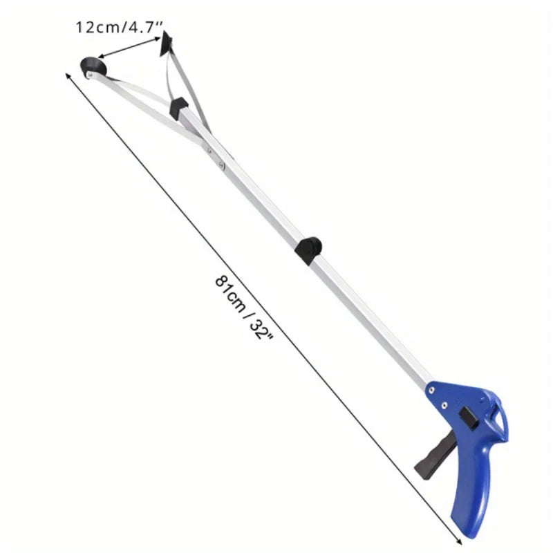 1pc 32 Inch Lockable Foldable Grabber Reacher Lightweight Extender Gripper Tool Claw Trash Garbage Picker Tool coisas para casa