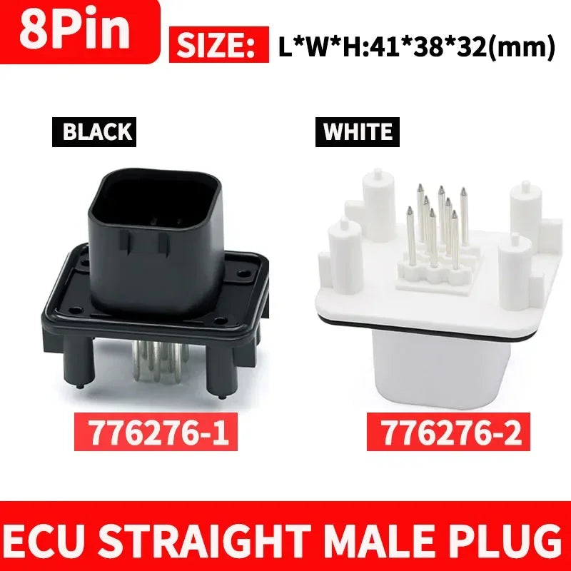 ឧបករណ៍ភ្ជាប់ ECU រថយន្តចំនួន 10 ដុំ 8/14/23/35 ម្ជុល ប្រុស និងស្រី ឈុតឌុយ ឆបគ្នាជាមួយ 770680-1 776273-1 776164-1 សម្រាប់ម៉ាស៊ីន