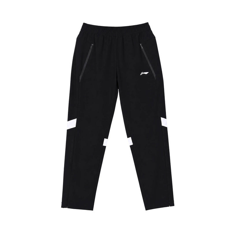 ខោជើងវែងបាល់ទាត់បុរស Li-Ning 86% Polyester 14% Elastane ទំហំធម្មតា មានហោប៉ៅស៊ីត ខោកីឡាបាល់ទាត់ LiNing AYKWC07