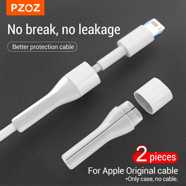 PZOZ USB C Cable Protector For iPhone 15 14 13 12 11 Pro Max Type C Cable Winder Protection Cord Saver For Original iPhone Cable