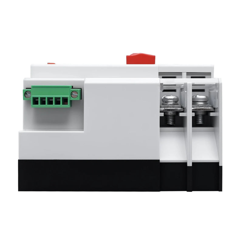 TOMZN Single Phase DIN Rail ATS Dual Power Automatic Transfer Electrical Selector Switches Uninterrupted 2P 63A 100A 125A