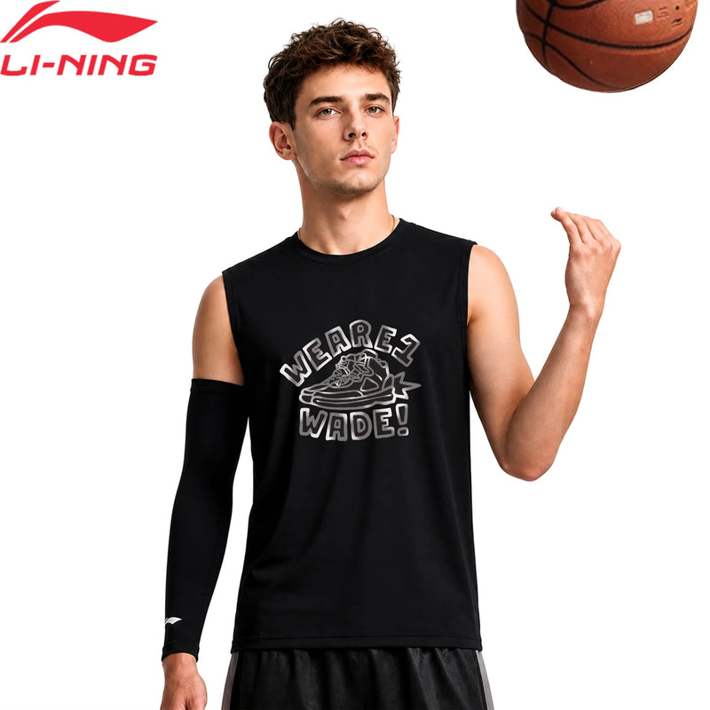អាវកាក់ Li-Ning សម្រាប់បុរស Wade x Timothy Goodman Collaboration LN COOL ៤៥.៥% កប្បាស ៣៥% ប៉ូលីអេស្ទ័រ ១៩.៥% វីស្កូស LiNing Sports Top AVSW089