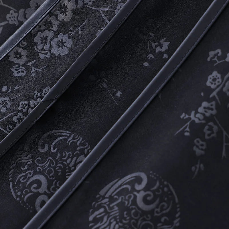 2026 Spring Women's Black Skirt, Chinese-Style High-Waisted Fashion A-Line Skirts, Jacquard Fabric, Asian Sizes.